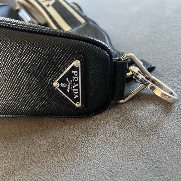 Prada Saffiano Cuir Triangle Bag - Picture 4 of 15